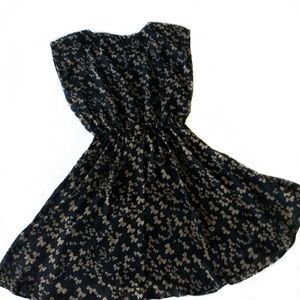 Lush Sheer Black & Tan w/ Bows 👗 Nordstrom